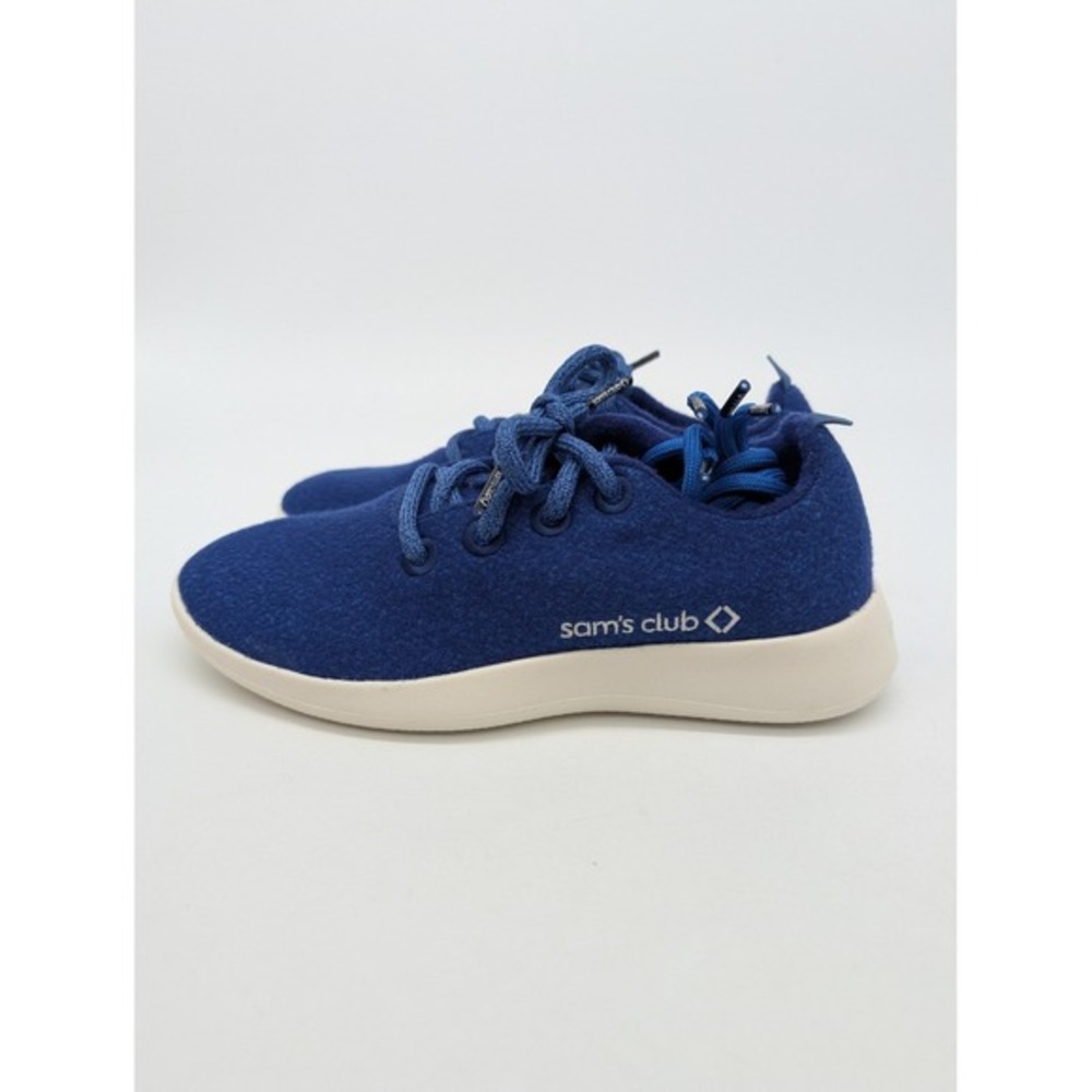Allbirds‎ Wool Runners Blueberry Cream Blue W6 Womens Sneakers Shoes - Picture 3 of 10